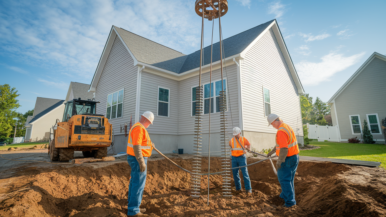 Pier and beam foundation leveling